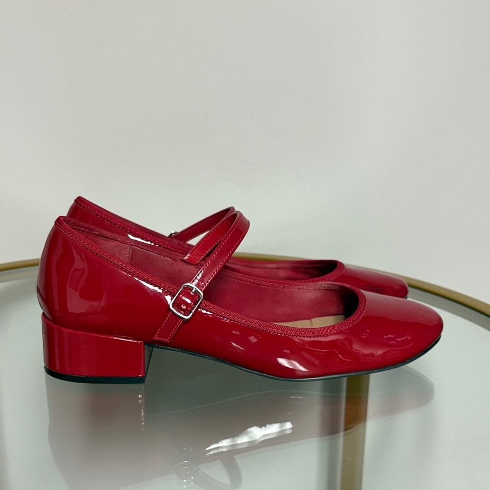 Madden Girl Red Patent Mary Jane Flats
